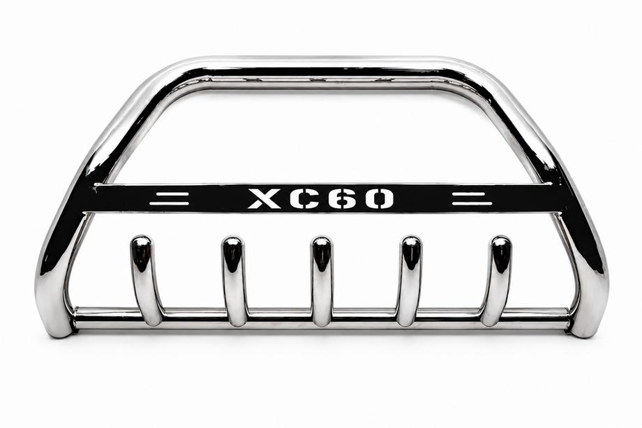Volvo XC60 2009-2017 рр. Кенгурятник WT004 (нерж) Image