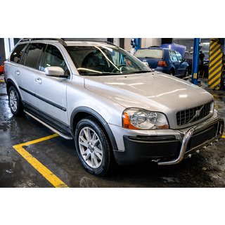 Кенгурятник WT004 (нерж) Volvo XC90 2002-2014 рр. фото 2