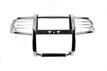 Toyota Land Cruiser Prado 120 2002-2009 рр. Кенгурятник Libao (нерж) фото 3