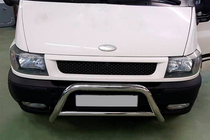 Ford Transit 2000-2014 рр. Кенгурятник WT006 (нерж) фото 1