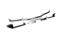 Toyota Land Cruiser 90 Prado 1996-2002 рр. Задній захист Libao (2 шт, нерж) фото 3