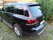Volkswagen Touareg 2002-2010 рр. Задній захист AK002 (2 шт., нерж) фото 2