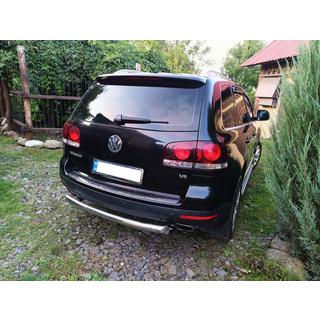 Задній захист AK002 (2 шт., нерж) Volkswagen Touareg 2002-2010 рр. фото 1