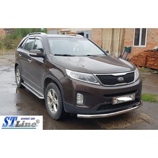 Передній захист ST008 (2013-2015, нерж.) фото 2