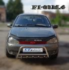 Lada Kalina 2004-2011 рр. Кенгурятник WT003 (60мм, нерж) фото 2