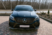Mercedes GLE coupe C292 2015-2019 рр. Тюнінг решітка радіатора (GT Panamericana) фото 1