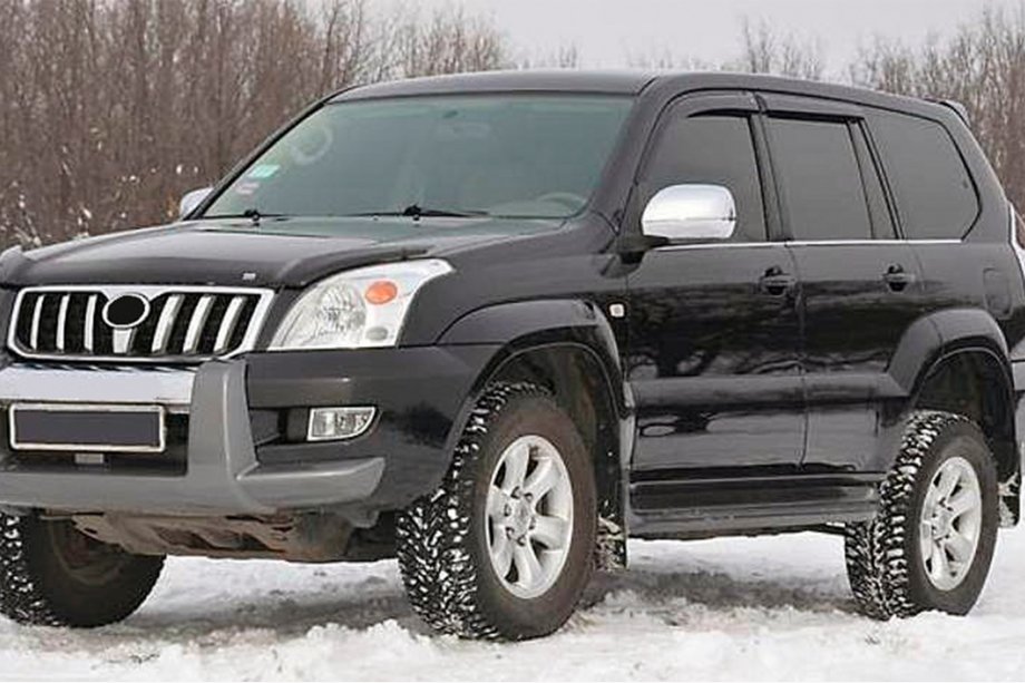 Toyota Land Cruiser Prado 120 2002-2009 рр. Вітровики (4 шт, HIC) Фото 5