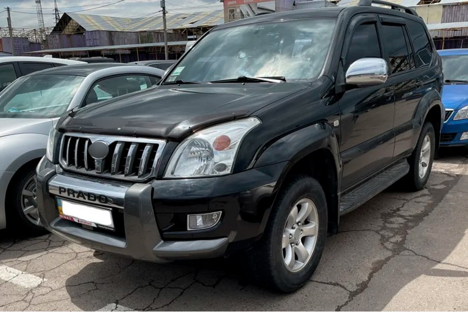 Toyota Land Cruiser Prado 120 2002-2009 рр. Вітровики (4 шт, HIC) Фото 4
