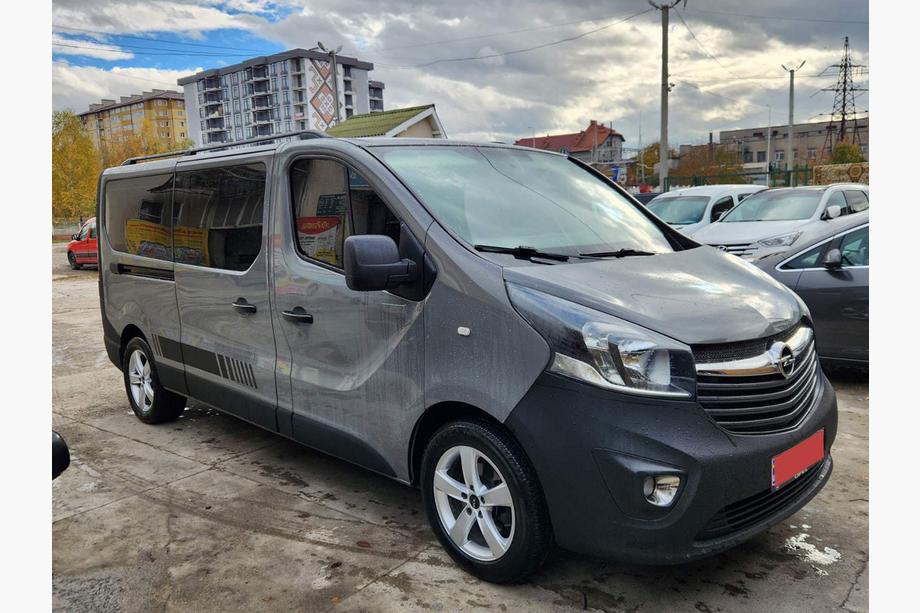 Opel Vivaro 2015-2019 рр. Рейлінги Skyport (чорні) Довга база Фото 5