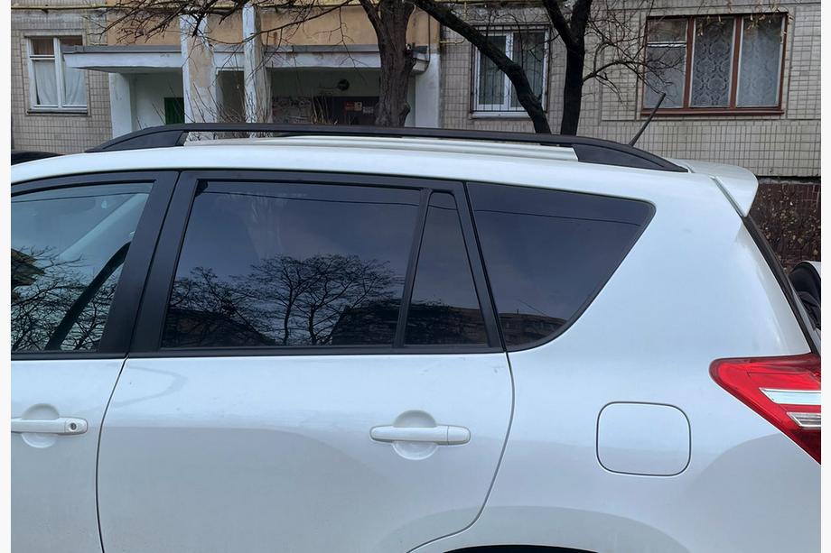 Toyota Rav 4 2006-2013 рр. Рейлінги Skyport (Чорні) Фото 7
