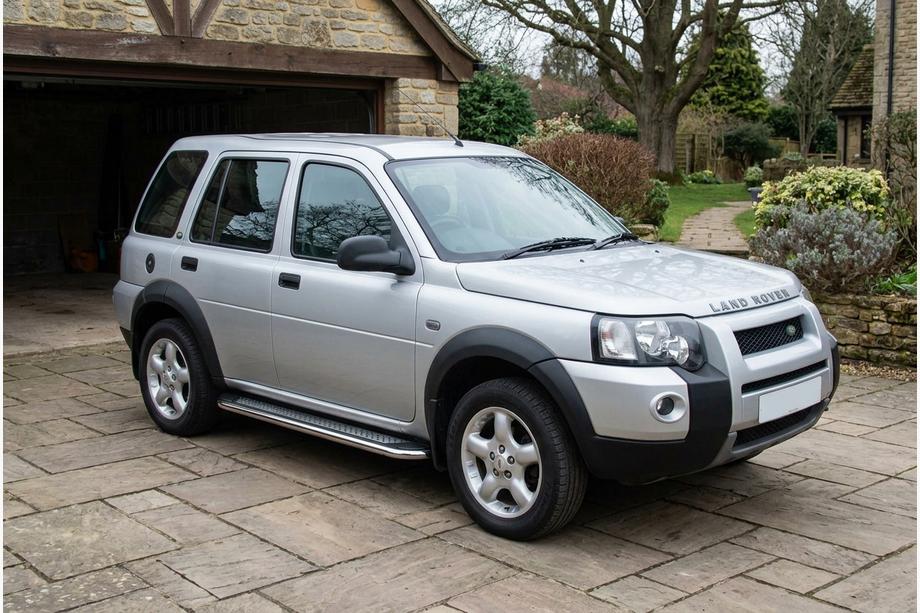 Land Rover Freelander I 1997-2006 рр. Бокові пороги Maydos V2 (2 шт., алюміній ↗ нерж) Фото 1