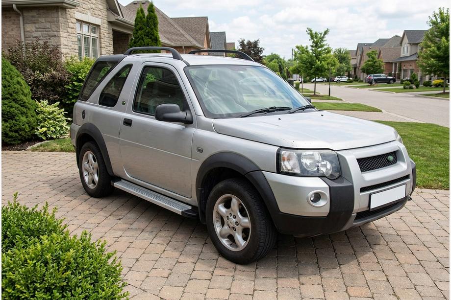 Land Rover Freelander I 1997-2006 рр. Бокові пороги Maya V2 (2 шт., алюміній) Image