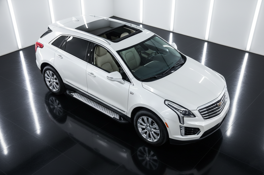 Cadillac XT5 2016- рр. Бокові пороги Allmond Grey (2 шт., алюміній) Image