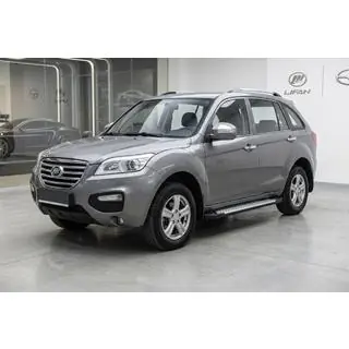 Бокові пороги Allmond Grey (2 шт., алюміній) Lifan X60 2011- рр. фото 1