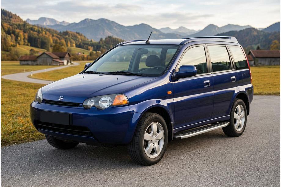 Honda HR-V 1998-2006 рр. Бокові пороги Fullmond (2 шт., алюміній) Фото 1