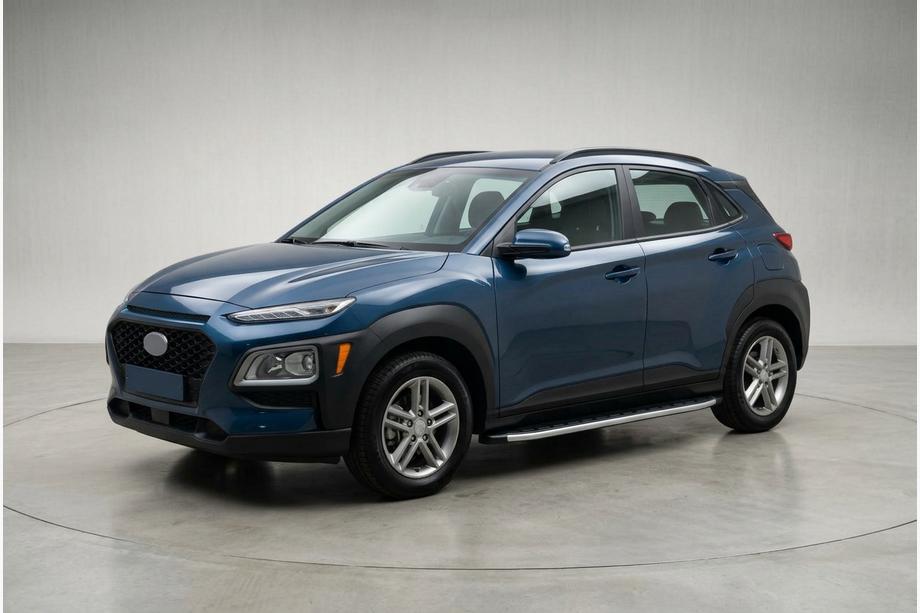 Hyundai Kona 2017-2023 рр. Бокові пороги Fullmond (2 шт., алюміній) Фото 1