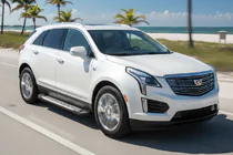 Cadillac XT5 2016- рр. Бокові пороги Line (2 шт., алюміній) фото 1