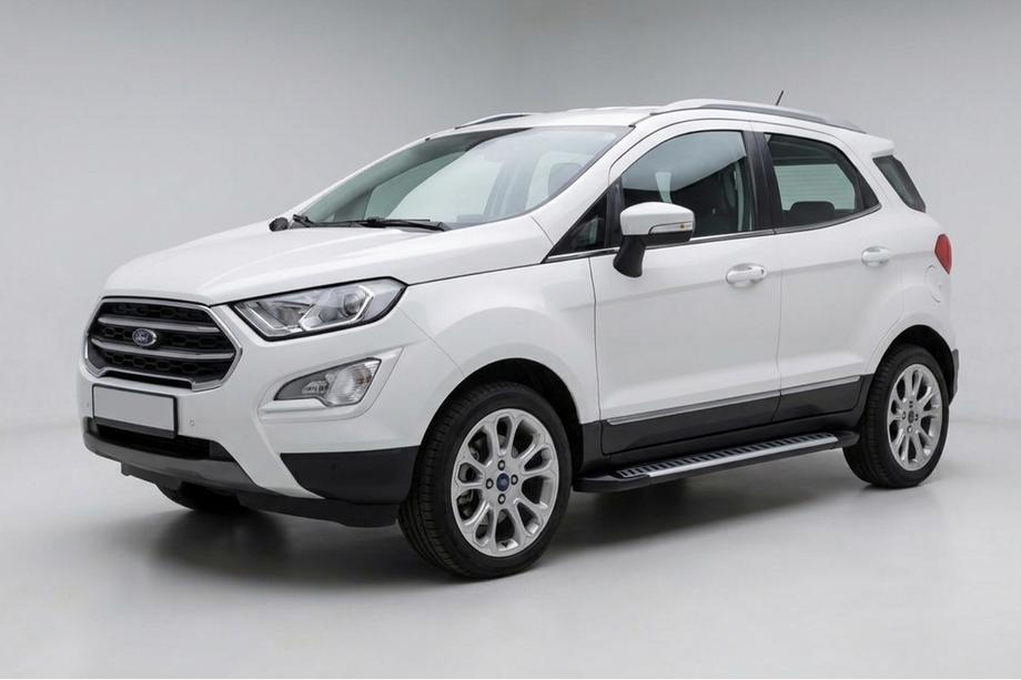Ford Ecosport 2013-2022 рр. Бокові пороги Line (2 шт., алюміній) Фото 1