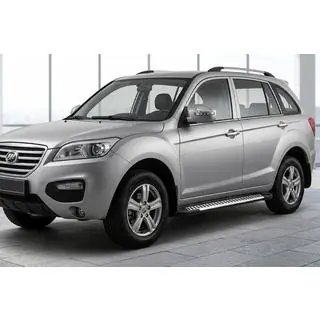 Бокові пороги Line (2 шт., алюміній) Lifan X60 2011- рр. фото 1