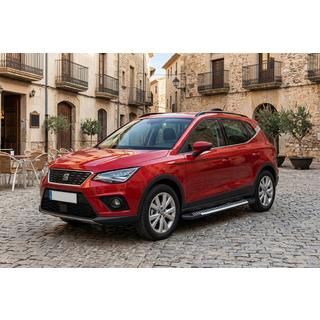 Бокові пороги Line (2 шт., алюміній) Seat Arona 2017- рр. фото 1