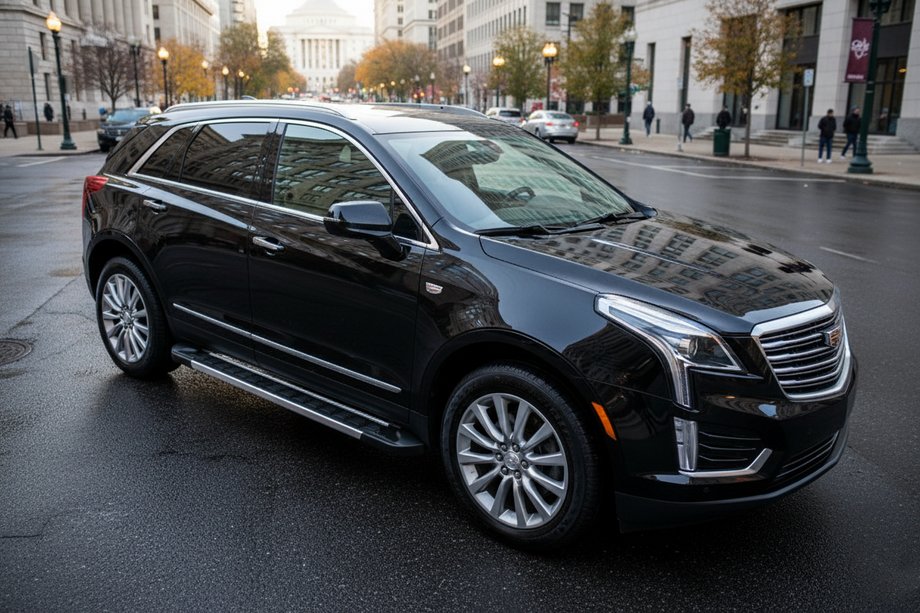 Cadillac XT5 2016- рр. Бокові пороги RedLine V1 (2 шт., алюміній) Image