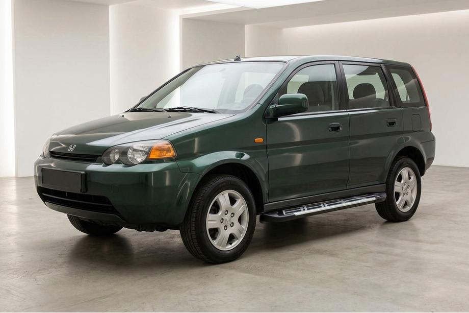 Honda HR-V 1998-2006 рр. Бокові пороги Sunrise (2 шт., алюміній) Фото 1