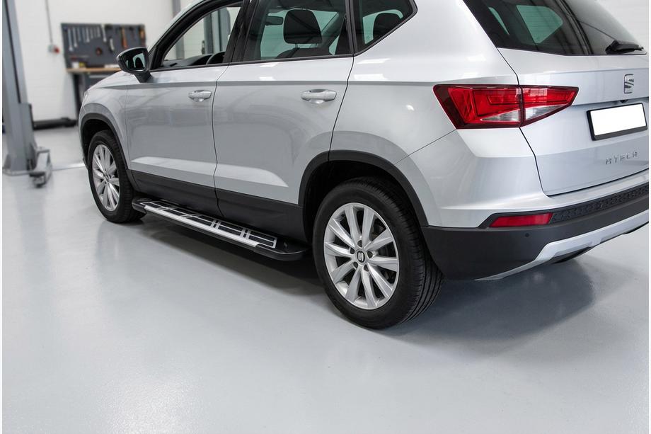 Seat Ateca 2016- рр. Бокові пороги Sunrise (2 шт., алюміній) Фото 1