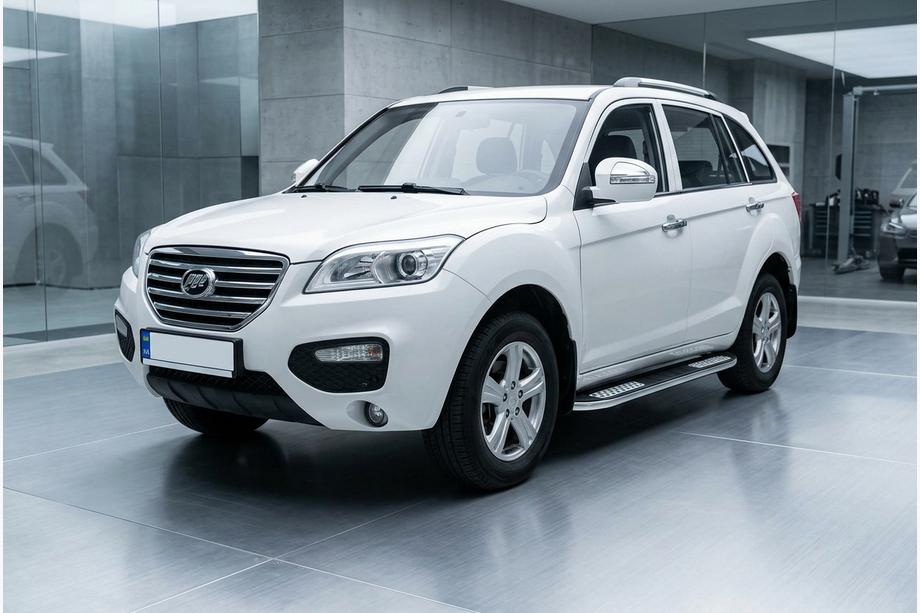 Lifan X60 2011- рр. Бокові пороги Tayga V2 (2 шт., алюміній) Фото 1