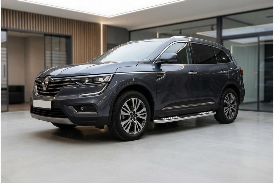 Renault Koleos 2016-2024 рр. Бокові пороги Tayga V2 (2 шт., алюміній) Фото 1