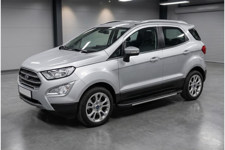 Ford Ecosport 2013-2022 рр. Бокові пороги Bosphore Grey (2 шт., алюміній) Фото 1