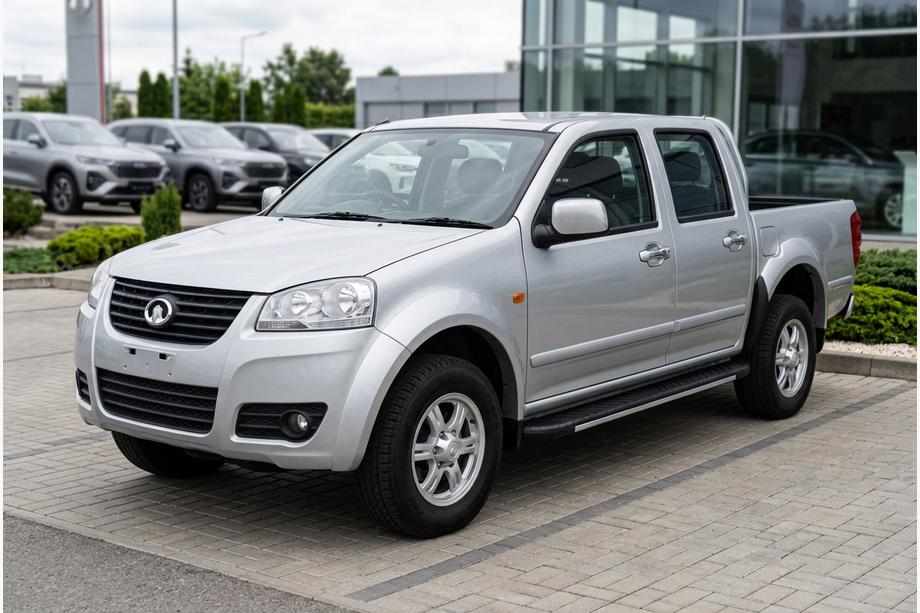 GreatWall Wingle 5 2006- рр. Бокові пороги Bosphore Grey (2 шт., алюміній) Image