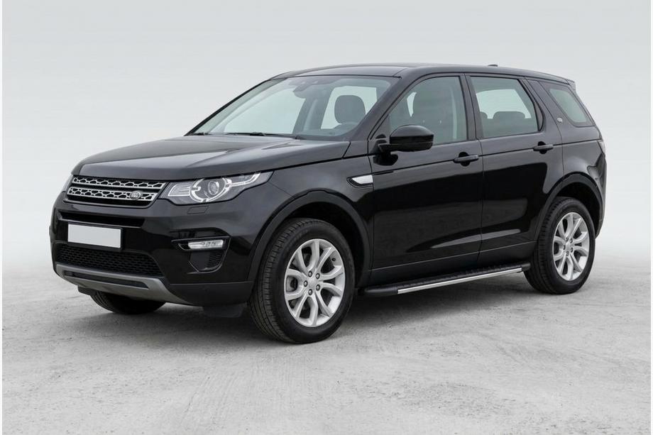 Land Rover Discovery Sport 2014- рр. Бокові пороги Bosphore Grey (2 шт., Алюміній) Фото 1