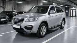 Lifan X60 2011- рр. Бокові пороги Bosphore Grey (2 шт., алюміній) фото 1