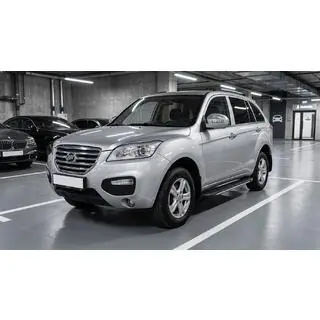 Бокові пороги Bosphore Grey (2 шт., алюміній) Lifan X60 2011- рр. фото 1