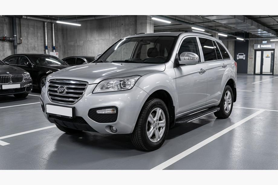Lifan X60 2011- рр. Бокові пороги Bosphore Grey (2 шт., алюміній) Image