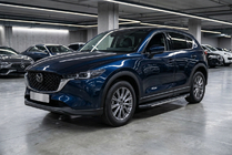Mazda CX-5 2017-2025 рр. Бокові пороги Bosphore Grey (2 шт., алюміній) фото 1