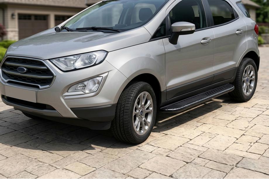 Ford Ecosport 2013-2022 рр. Бокові пороги Bosphore Black (2 шт., алюміній) Фото 1
