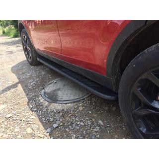 Бокові пороги Bosphore Black (2 шт., Алюміній) Land Rover Discovery Sport 2014- рр. фото 1