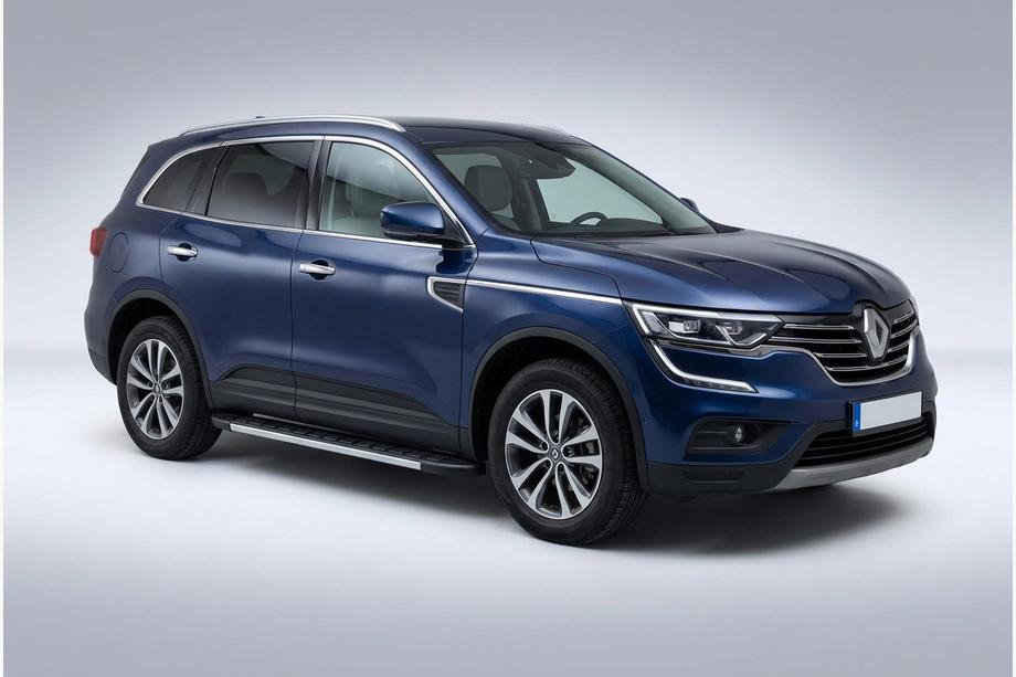 Renault Koleos 2016-2024 рр. Бокові пороги Duru (2 шт., алюміній) Image