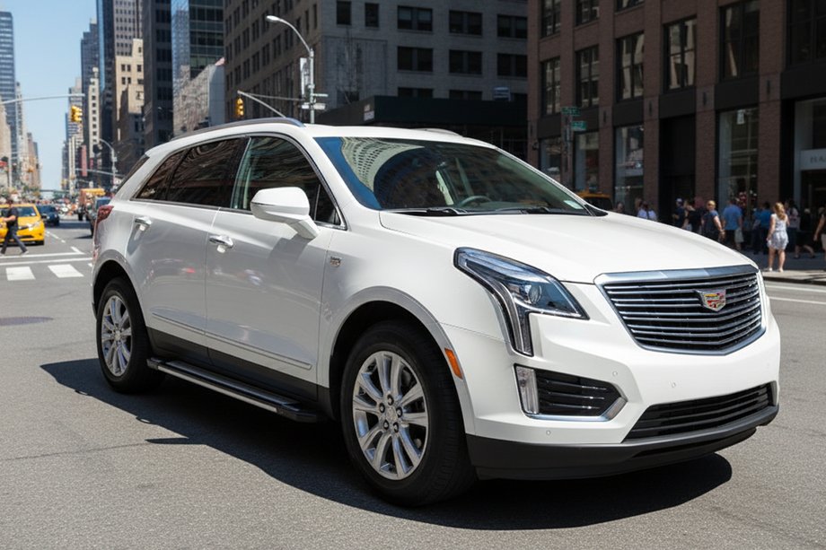 Cadillac XT5 2016- рр. Бокові пороги Rainbow (2 шт., алюміній) Image