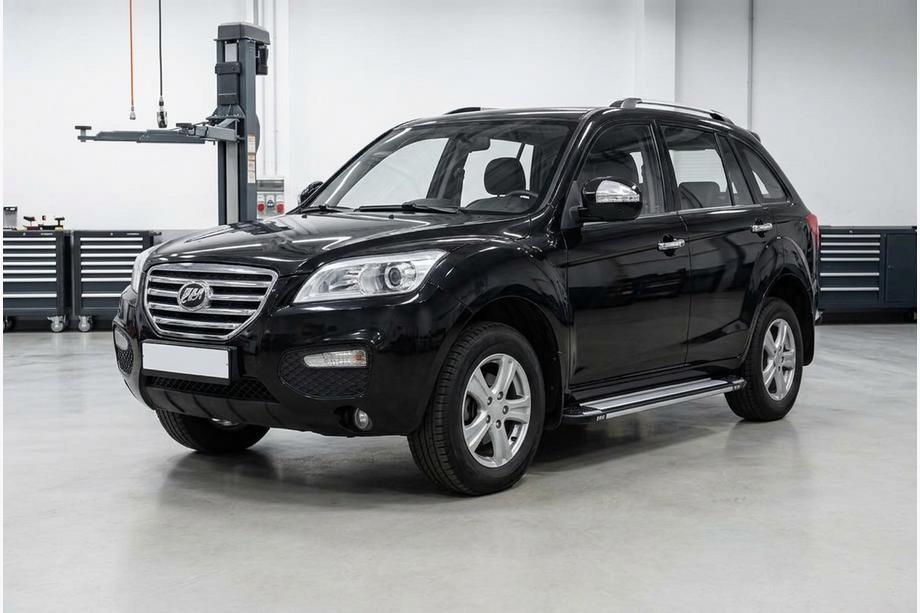 Lifan X60 2011- рр. Бокові пороги Rainbow (2 шт., алюміній) Image