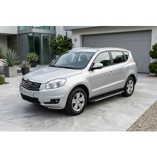 Бокові пороги Maya V1 (2 шт., алюміній) Geely Emgrand X7 2011- рр. фото 1