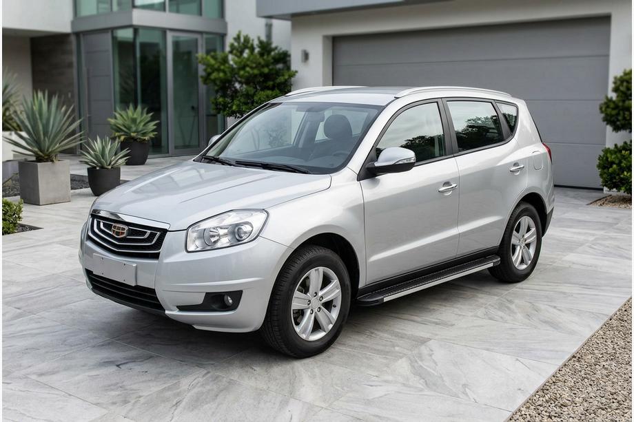Geely Emgrand X7 2011- рр. Бокові пороги Maya V1 (2 шт., алюміній) Фото 1