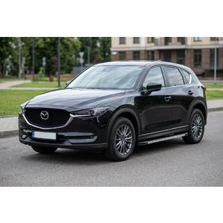Бокові пороги Maya V1 (2 шт., алюміній) Mazda CX-5 2017-2025 рр. фото 1