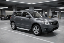 Geely Emgrand X7 2011- рр. Бокові пороги Maya V2 (2 шт., алюміній) фото 1