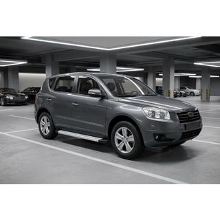 Бокові пороги Maya V2 (2 шт., алюміній) Geely Emgrand X7 2011- рр. фото 1