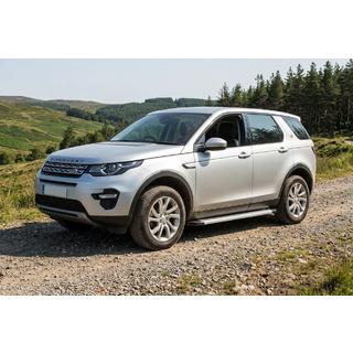 Бокові пороги Maya V2 (2 шт., Алюміній) Land Rover Discovery Sport 2014- рр. фото 1
