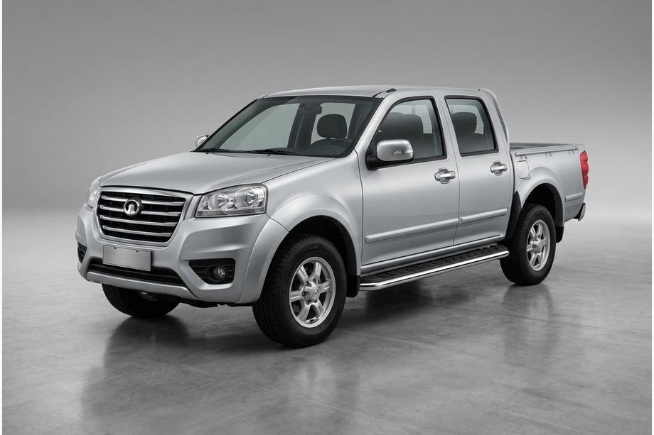 GreatWall Wingle 5 2006- рр. Бокові пороги Maydos V1 (2 шт., алюміній) Image