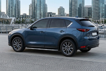 Mazda CX-5 2017-2025 рр. Бокові пороги Maydos V1 (2 шт., алюміній) фото 1