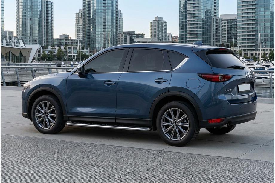 Mazda CX-5 2017-2025 рр. Бокові пороги Maydos V1 (2 шт., алюміній) Image